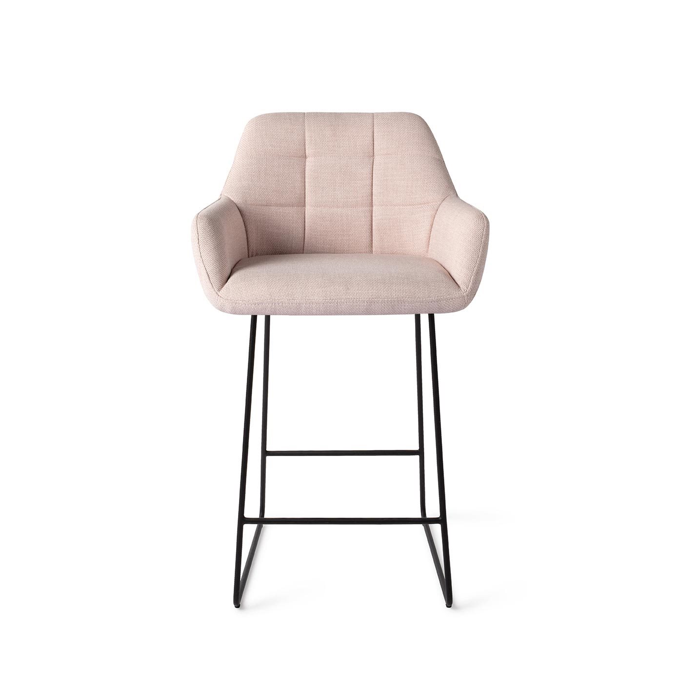 Jesper Home Barhocker Noto Petal-Pink Slide Schwarz Barhöhe (75cm) moebelfaktor