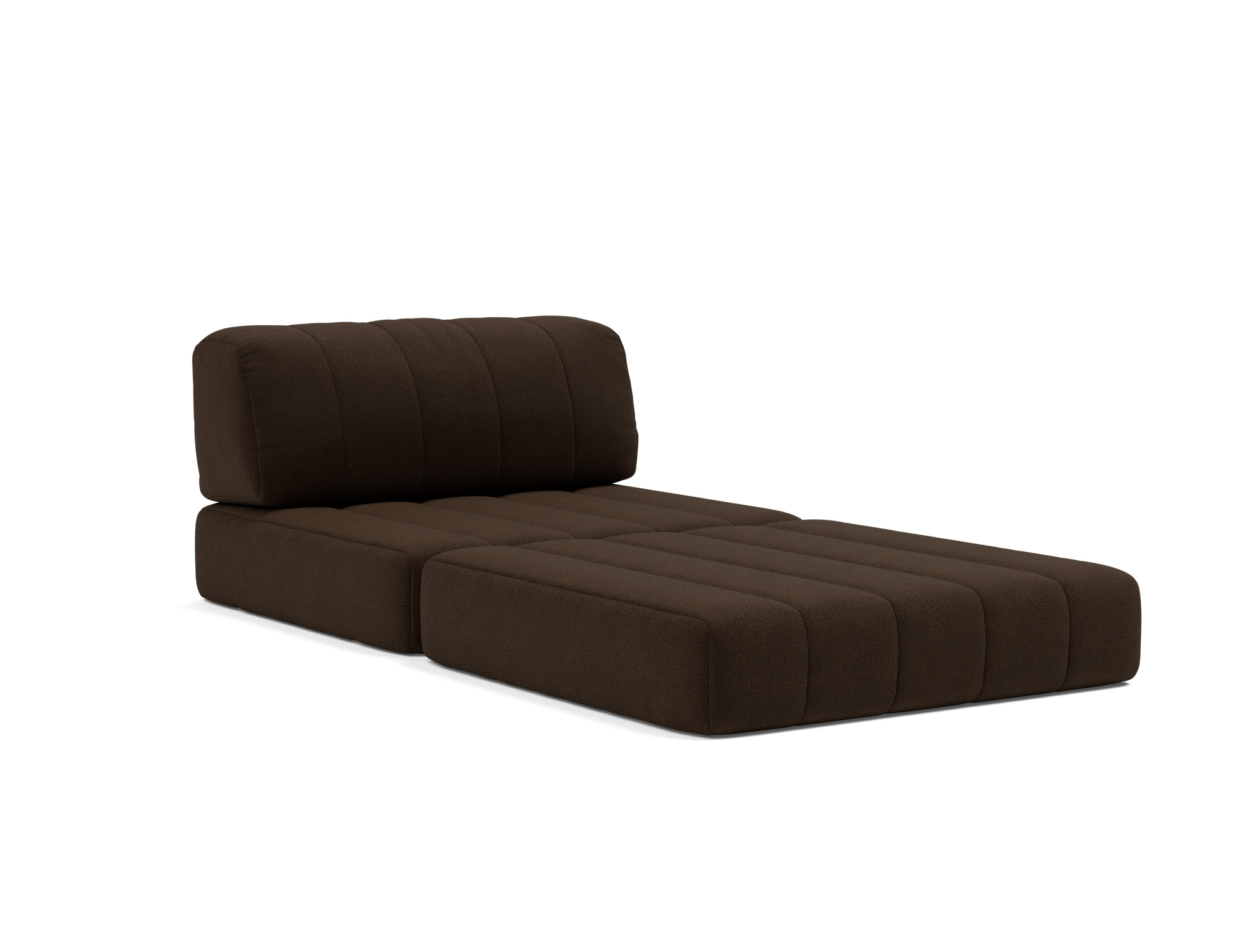 Schlafsessel CozyPad Strukturierter Stoff Taura 358-Chocco