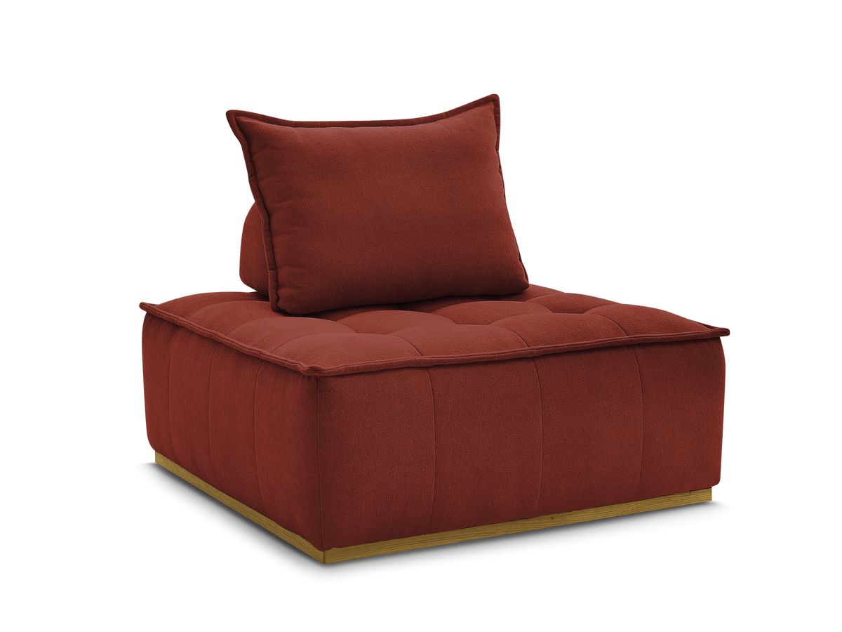 Bobochic Elisa Sofamodul 1-Sitzer Strukturstoff Orange