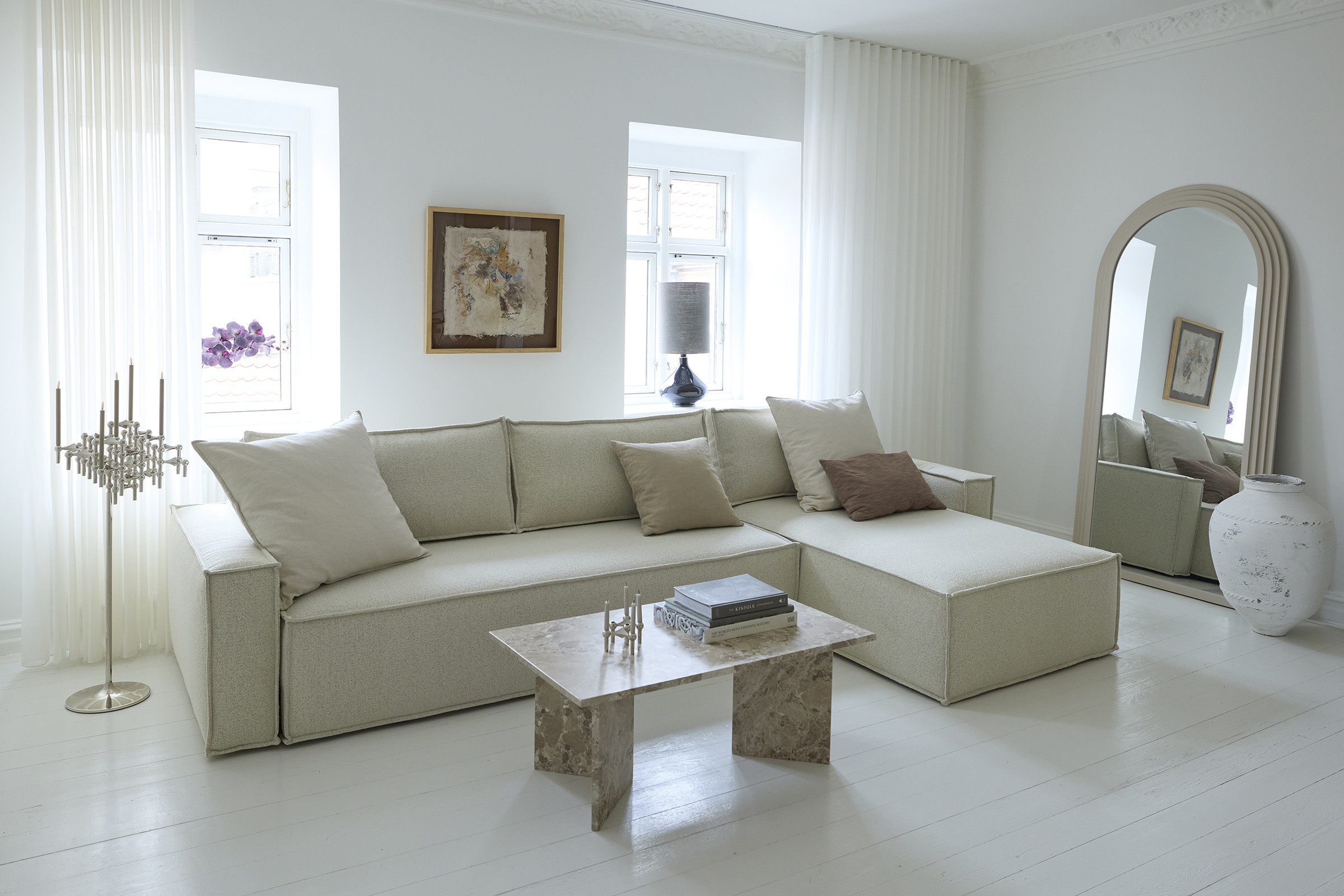 Schlafsofa Newilla mit Chaiselongue