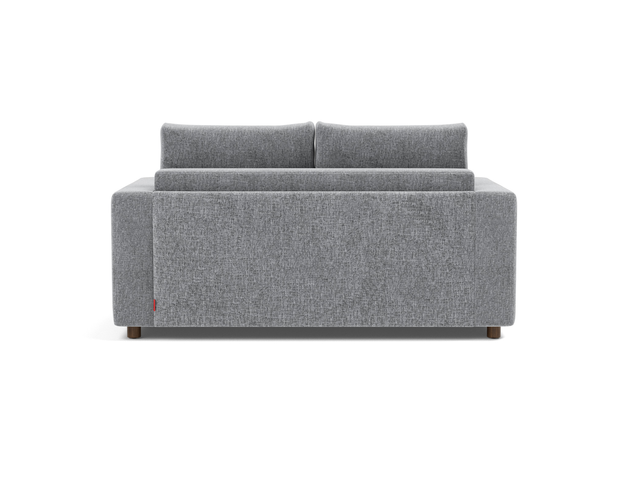 Schlafsofa Neah mit Standard-Armlehnen 140 Strukturierter Stoff Twist 565-Granite