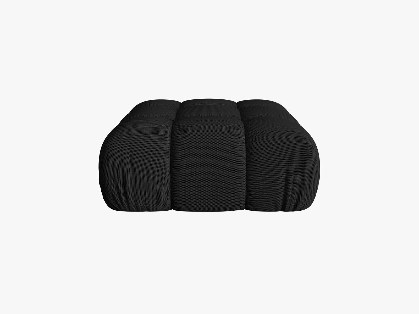 Micadoni Hocker Bellis 3D-Stoff Sonic Schwarz