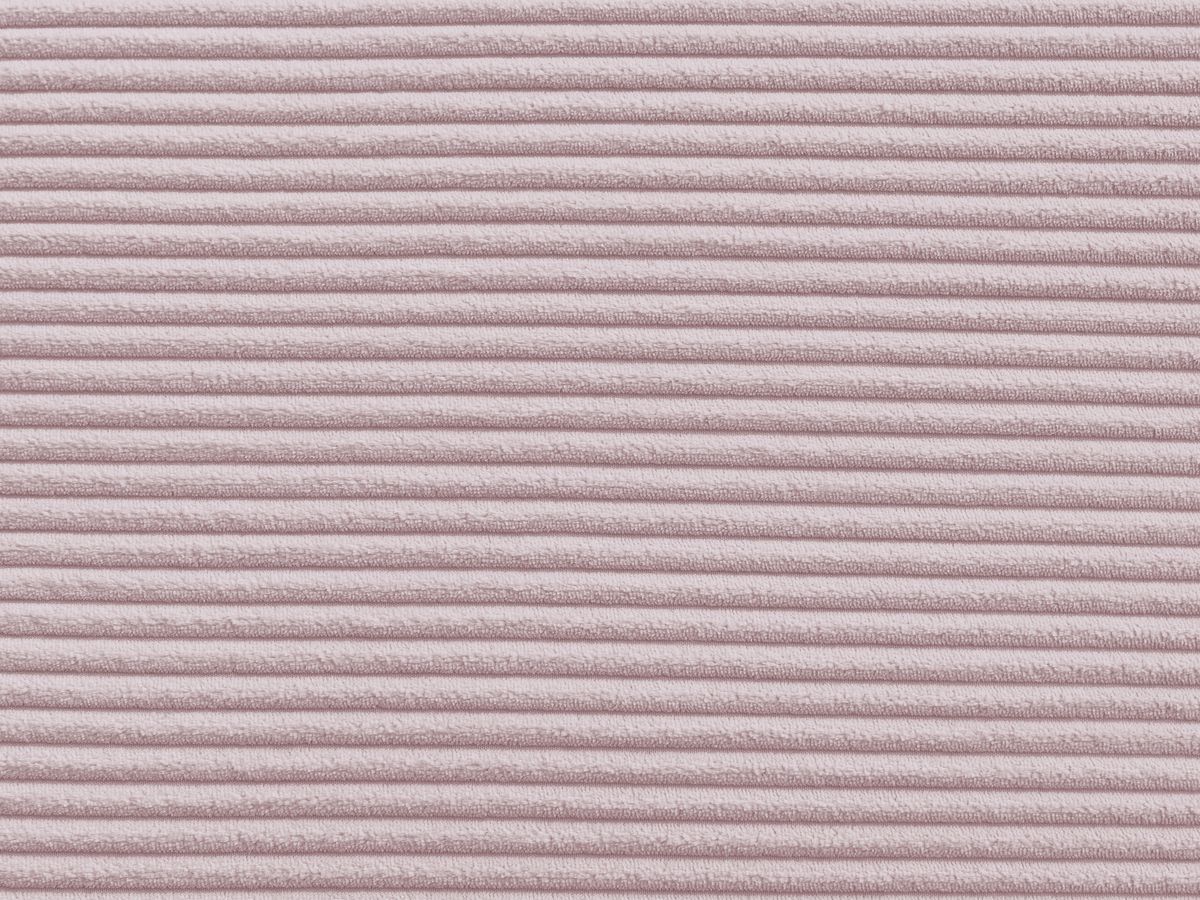 Bobochic Leopold Sofa 4-Sitzer mit Pouf Cordsamt Violett Armlehne links