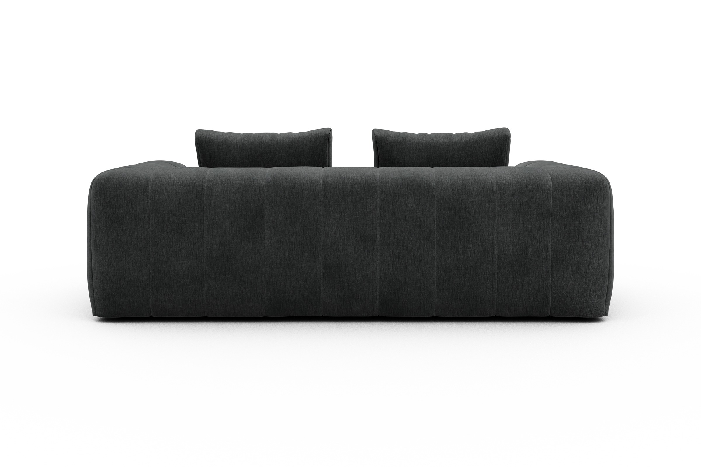 Sofa Hugo 3-Sitzer Smooth-Deep-Warm-Grey