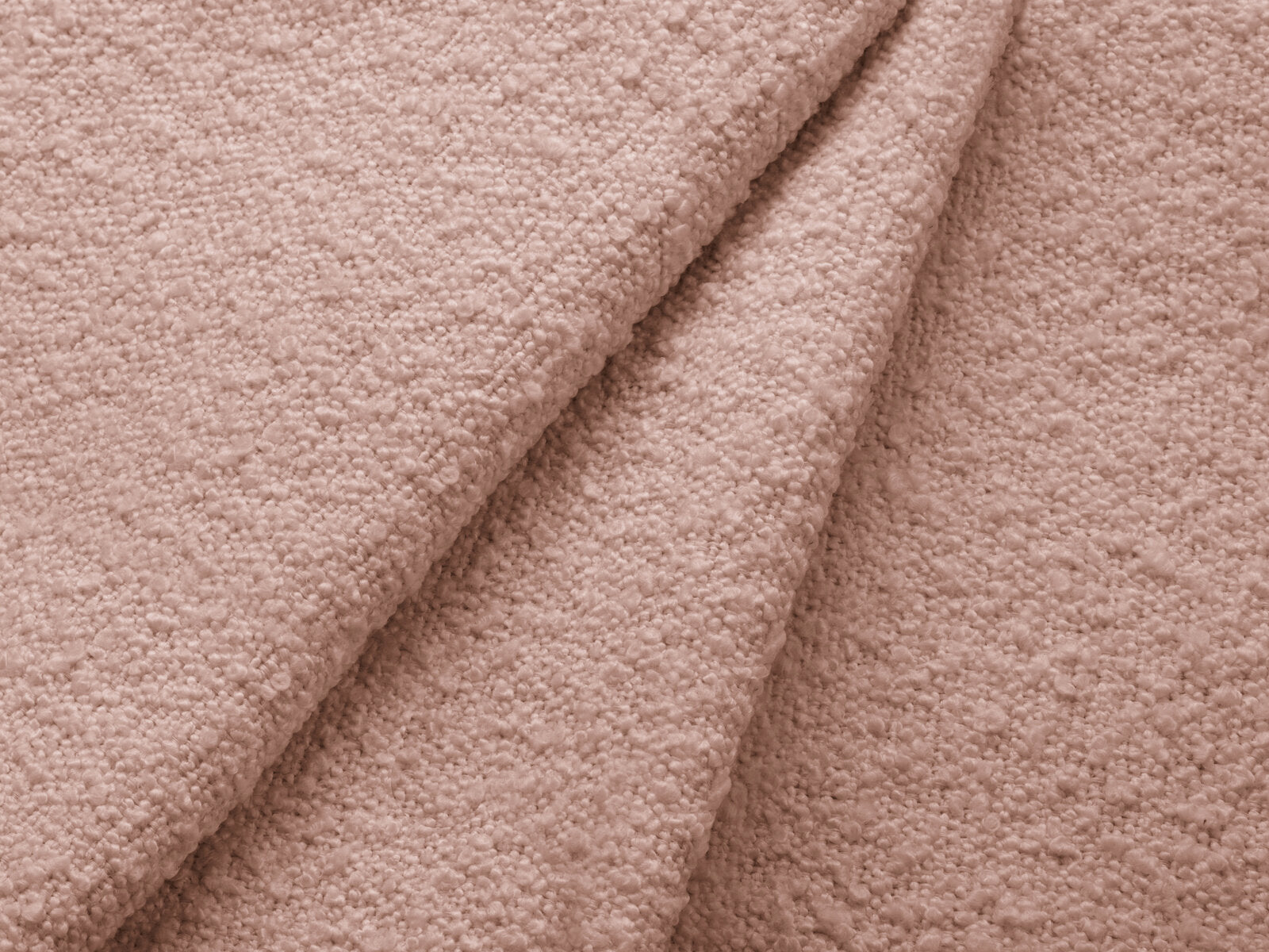 Micadoni Sofa Kate 3-Sitzer Boucle Puderrosa