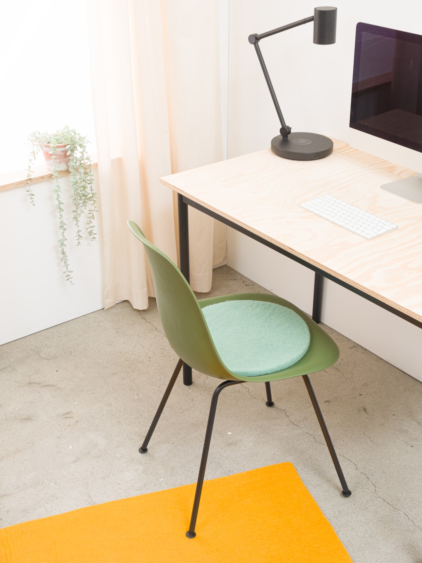 myfelt Fine - Flache Sitzauflage rund