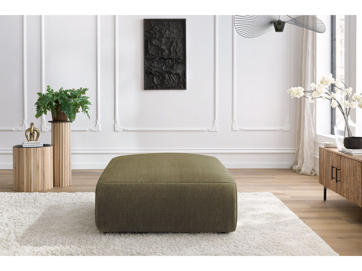 Bobochic Jeanne Pouf 95 × 117 cm Samt Grün