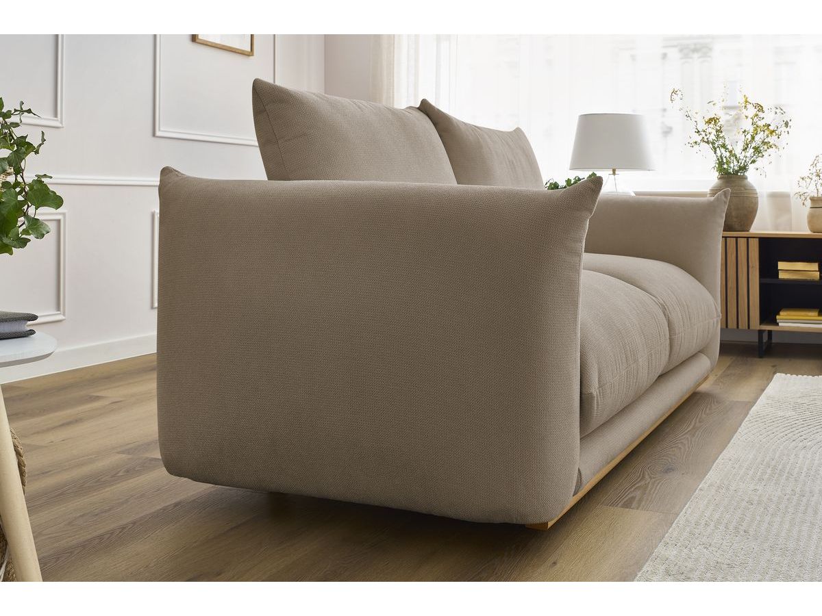 Bobochic Ernest Sofa 2-Sitzer Stoff Taupe