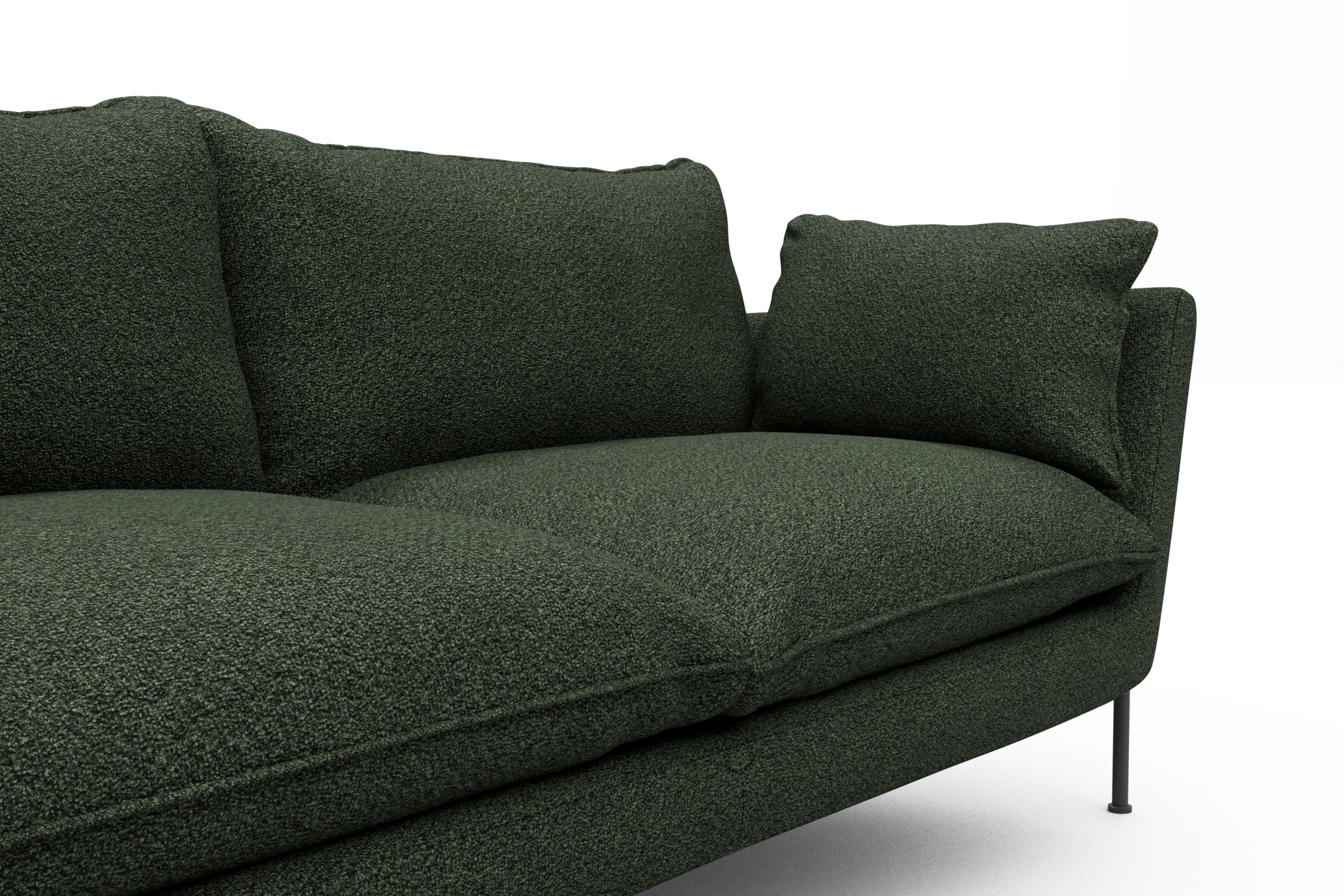 Sofa Anton PREMIUM 2-Sitzer Vanora-Deep-Green