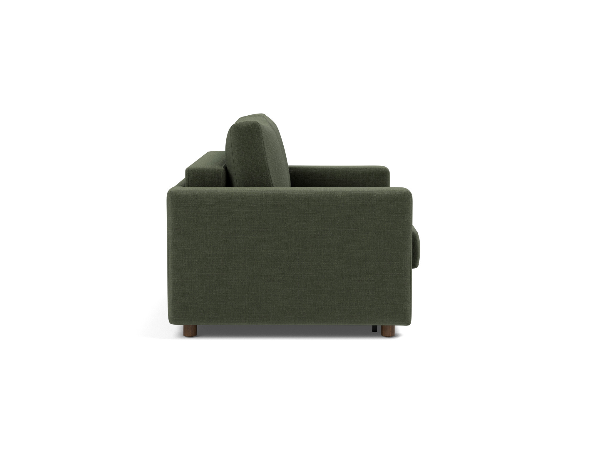 Schlafsofa Neah mit Standard-Armlehnen 140 Chenille Esina 413-Olive-Green