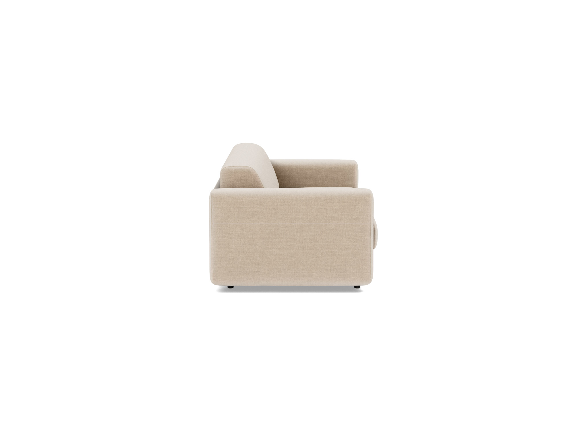 Schlafsofa Killian mit Memory-Matratze 160 Chenille Esina 410-Almond-Beige