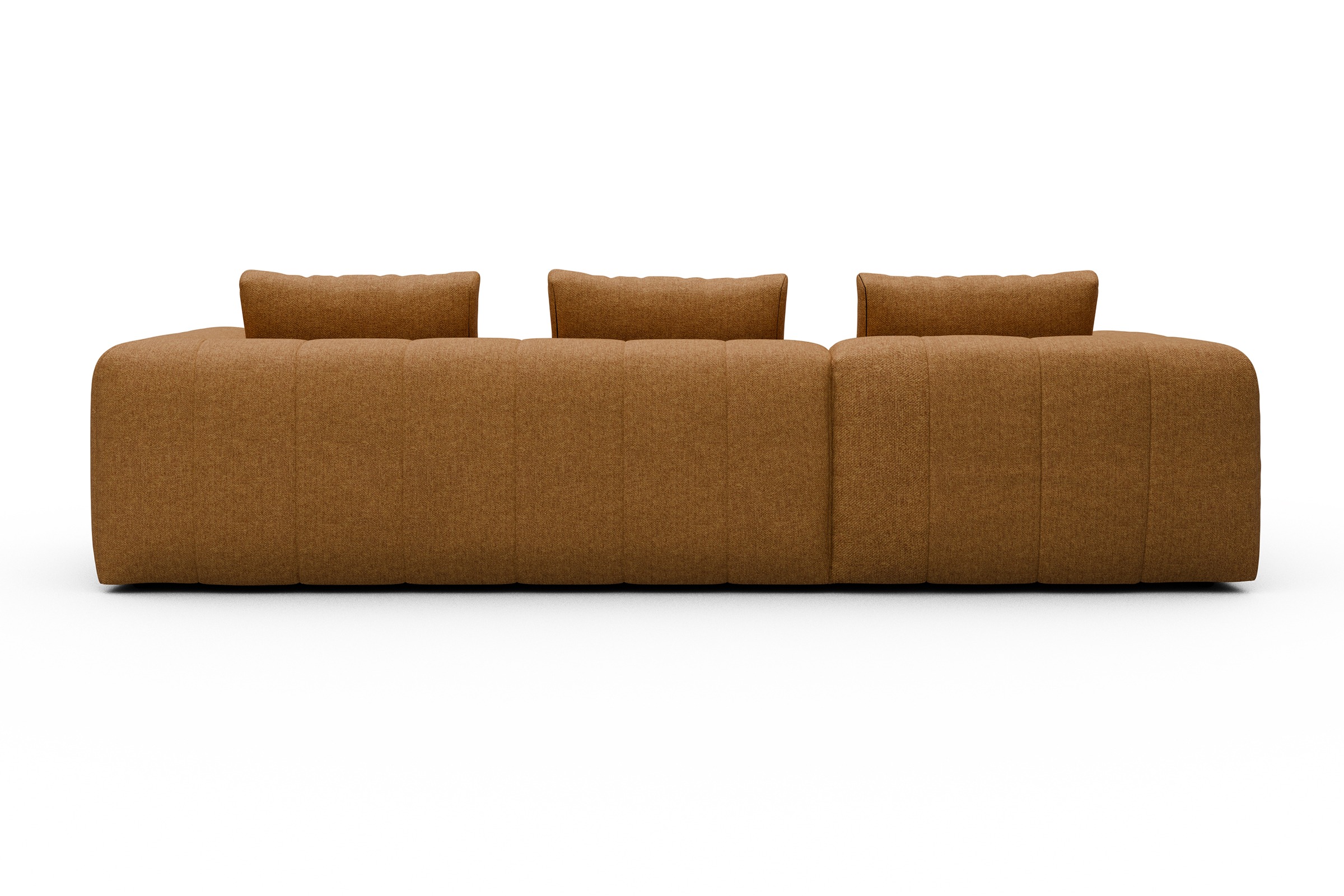 Ecksofa Hugo 2,5-Sitzer Armlehne rechts mit Chaiselongue Sama-Cur