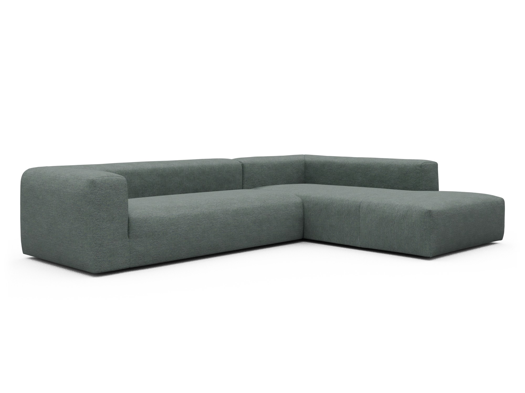 Skandi Home Ecksofa Fred Relax-Ecke rechts mit 2,5-Sitzer Carreno-Ice-Blue moebelfaktor