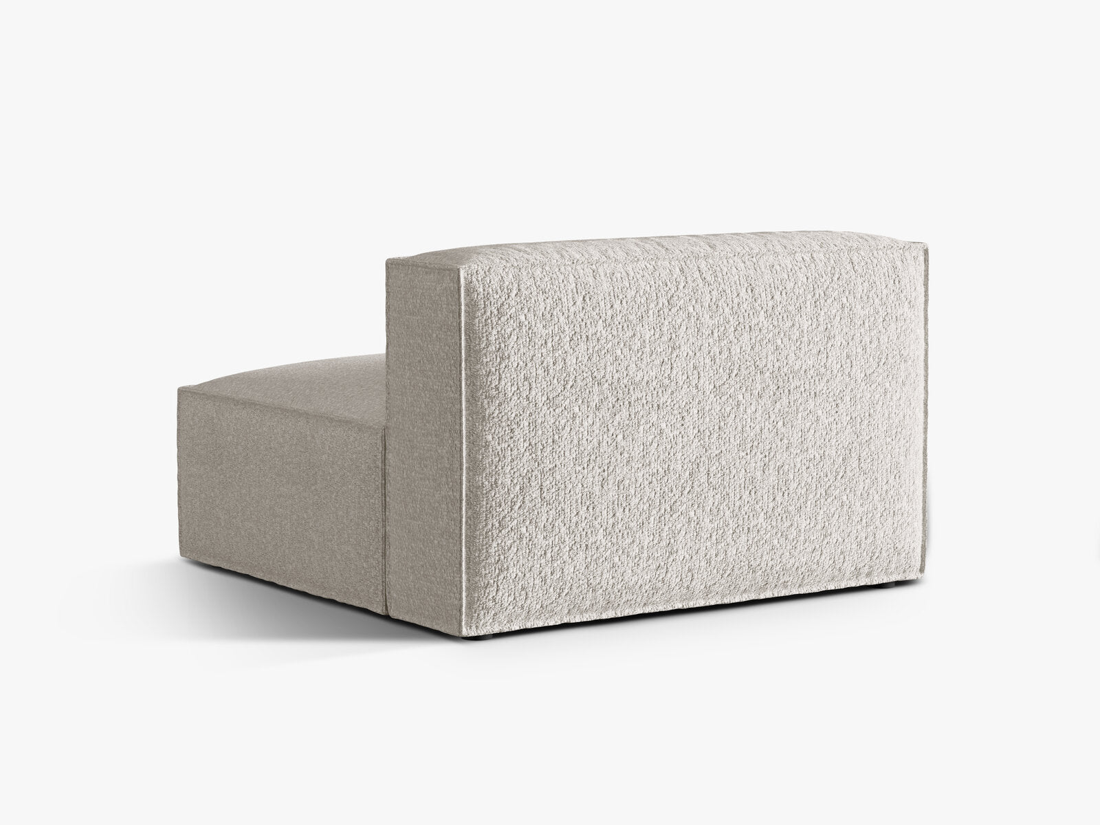 Micadoni Modul Nuria 2-Sitzer Boucle Monet Grau Beige Melange