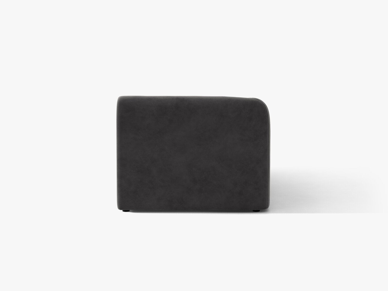 Micadoni Modul Miley 2-Sitzer Links Samt Bluvel Grau