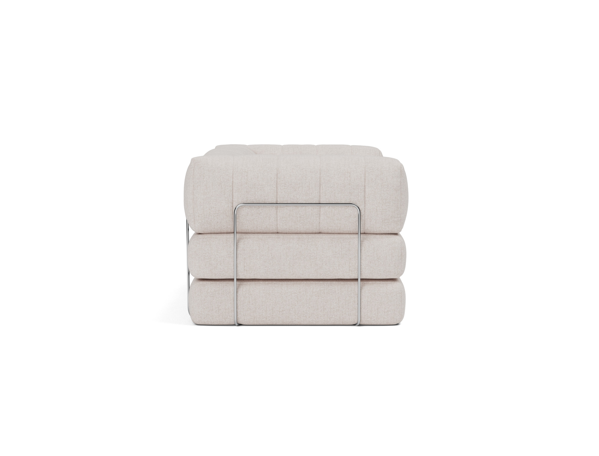 Schlafsofa CozyPad mit Armlehnen Strukturierter Stoff Weda 300-Weda-Sand