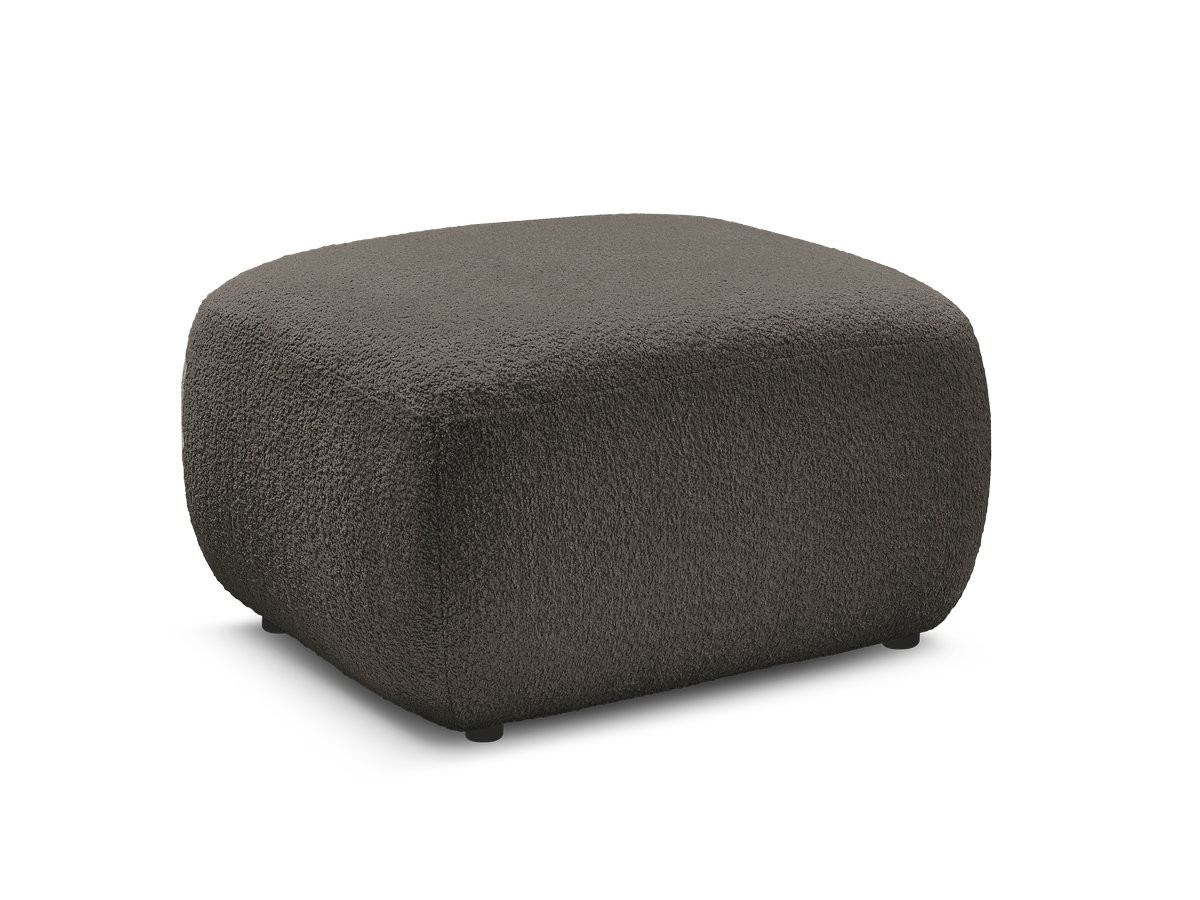 Bobochic Montaigne Pouf Bouclé-Stoff Braun