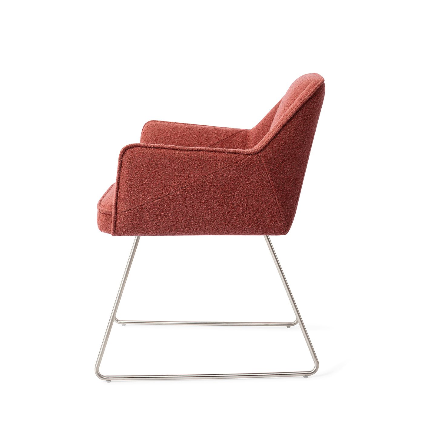 Jesper Home Esszimmerstuhl Tome Shabby-Saffron Slide Stahl