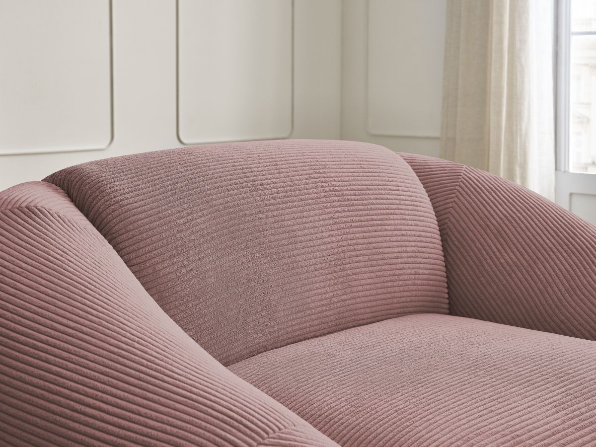 Bobochic Tina Sessel Cordsamt Rosa
