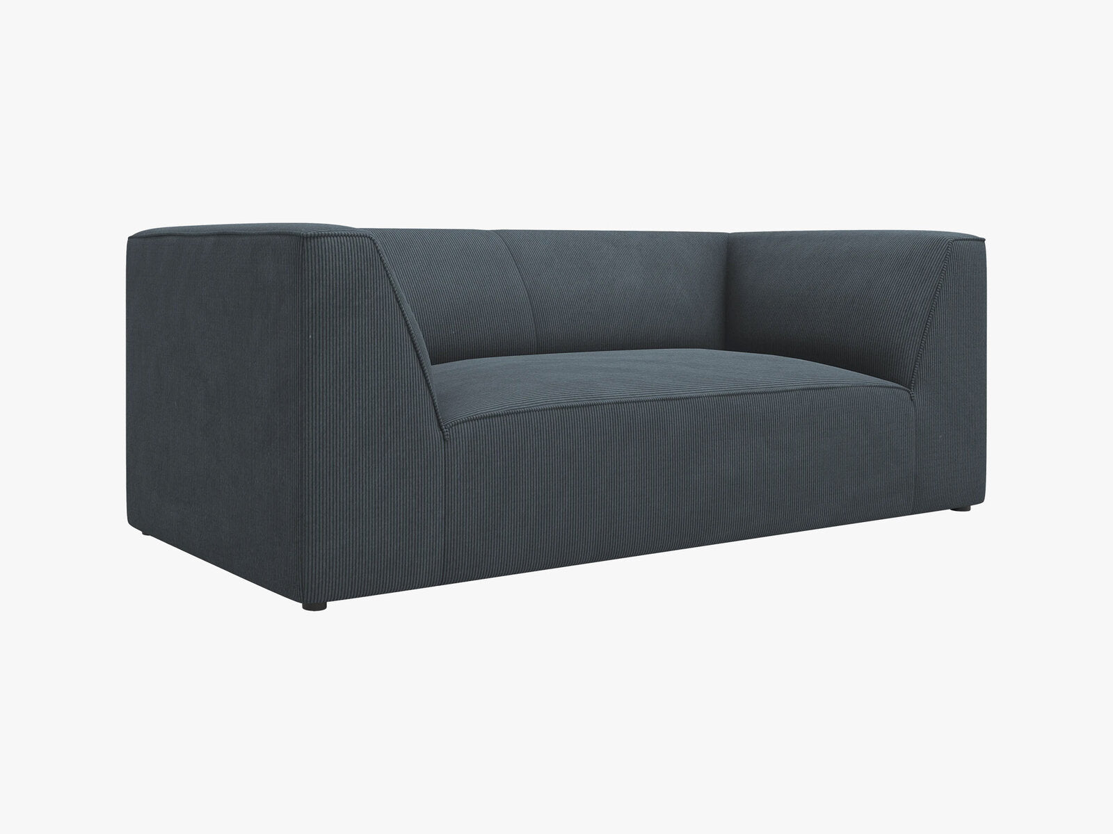 Micadoni Sofa Ruby 2-Sitzer Kord Scala Blau