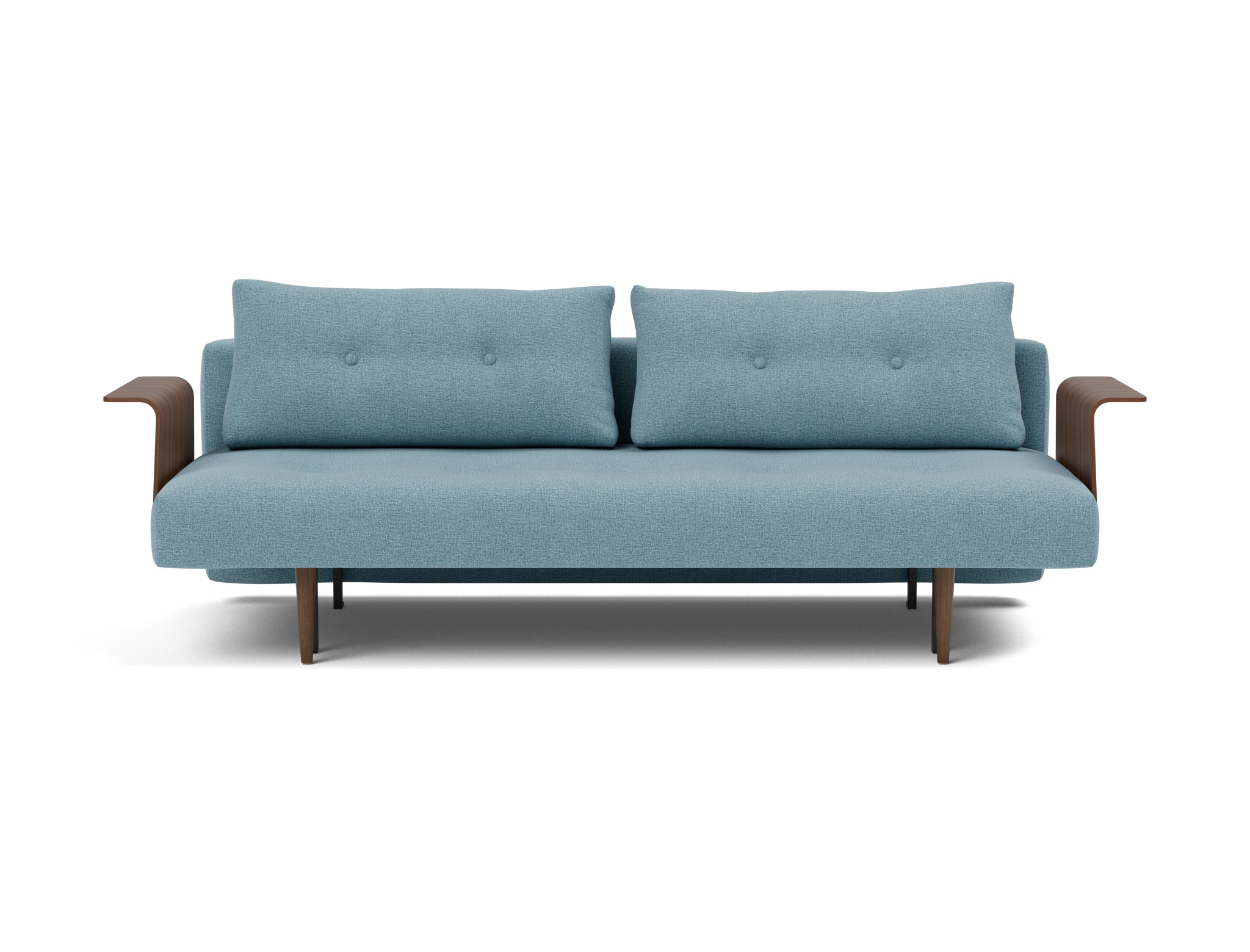 Schlafsofa Recast mit Armlehnen Flachgewebe Mixed Dance 525-Light-Blue