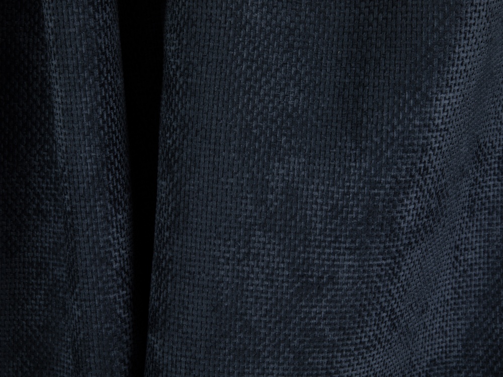 Cosmopolitan Design Panoramasofa Treno 4-Sitzer Chenille Eden Marineblau Links