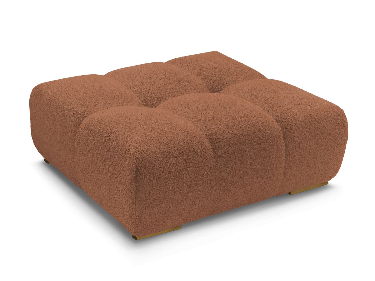 Bouclé-Stoff · Orange