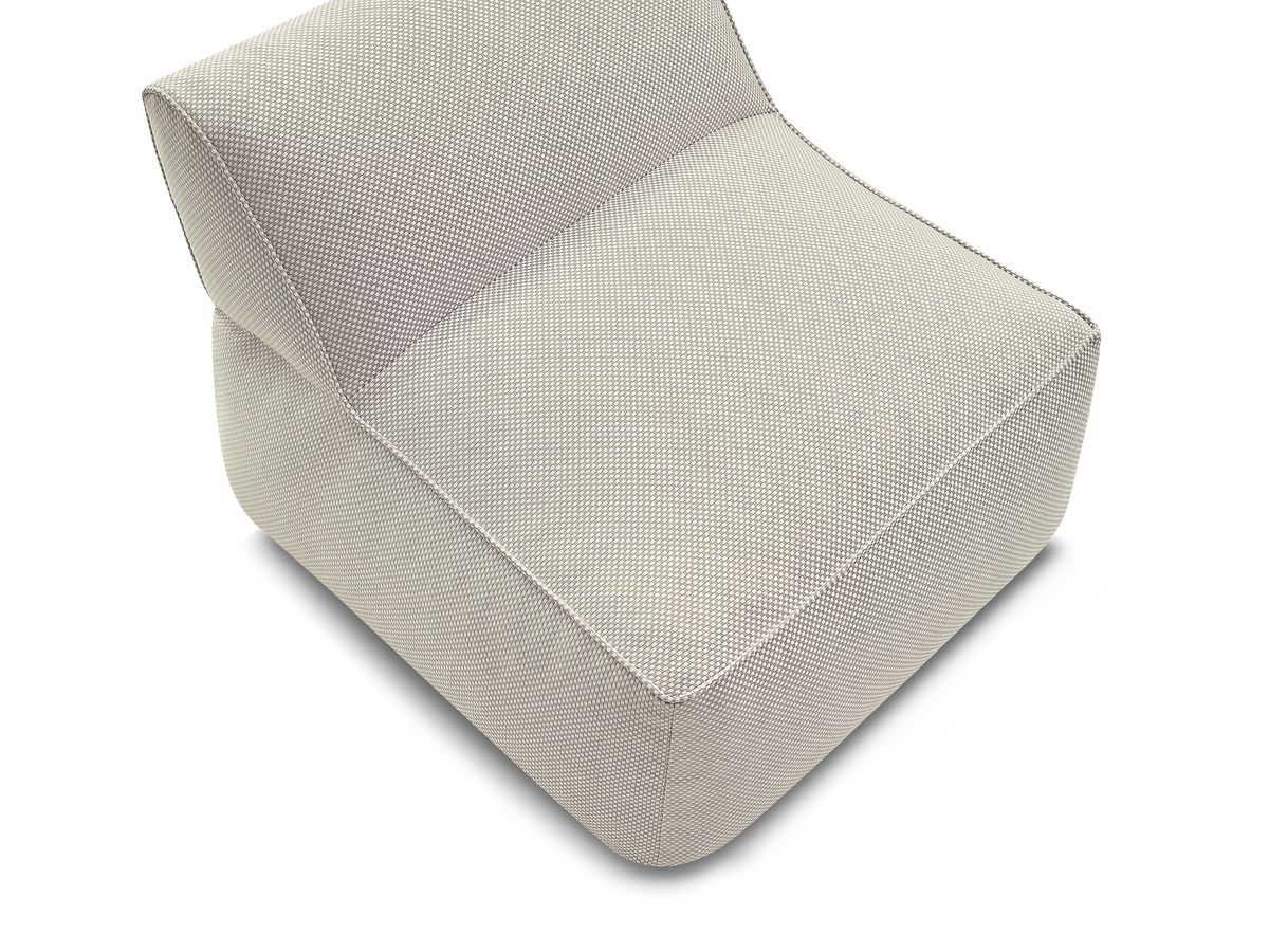 Bobochic Riviera Sofamodul 1-Sitzer Melange-Stoff Beige