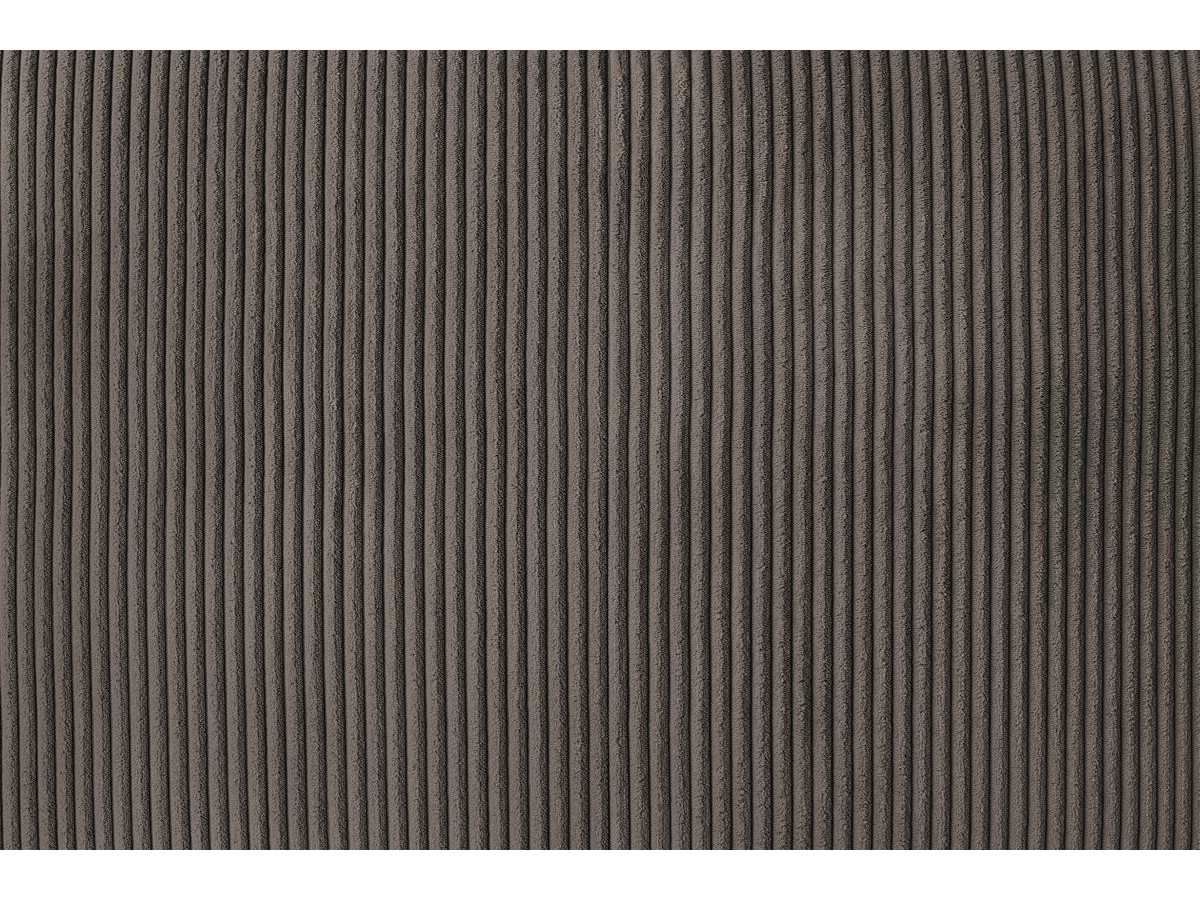 Bobochic Voltaire Ecksofa 322 × 268 cm Cordsamt Taupe Ecke links