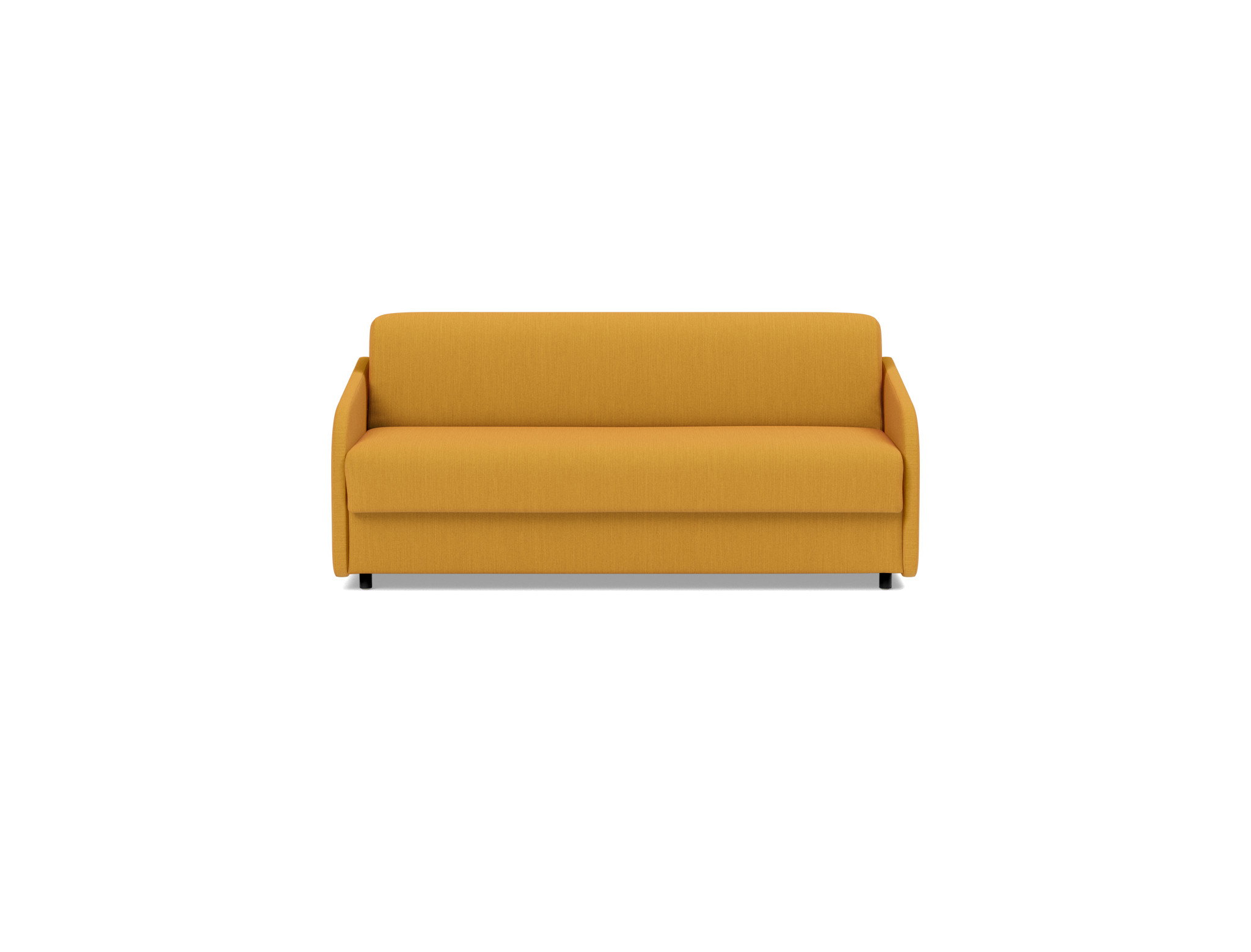 Schlafsofa Eivor mit Memory-Matratze 140 Flachgewebe Elegance 507-Burned-Curry