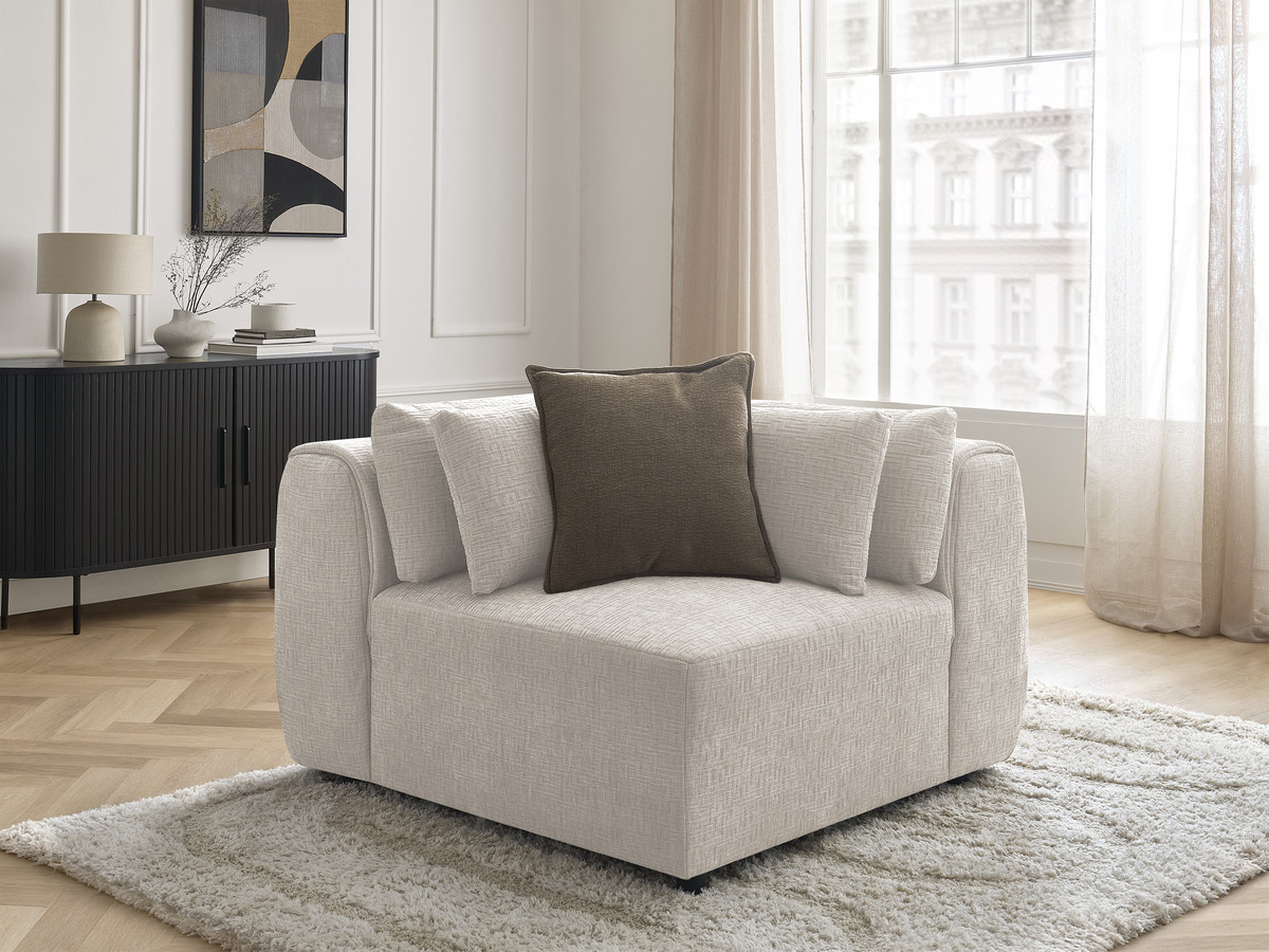 Bobochic Jana Eckmodul Strukturstoff Beige