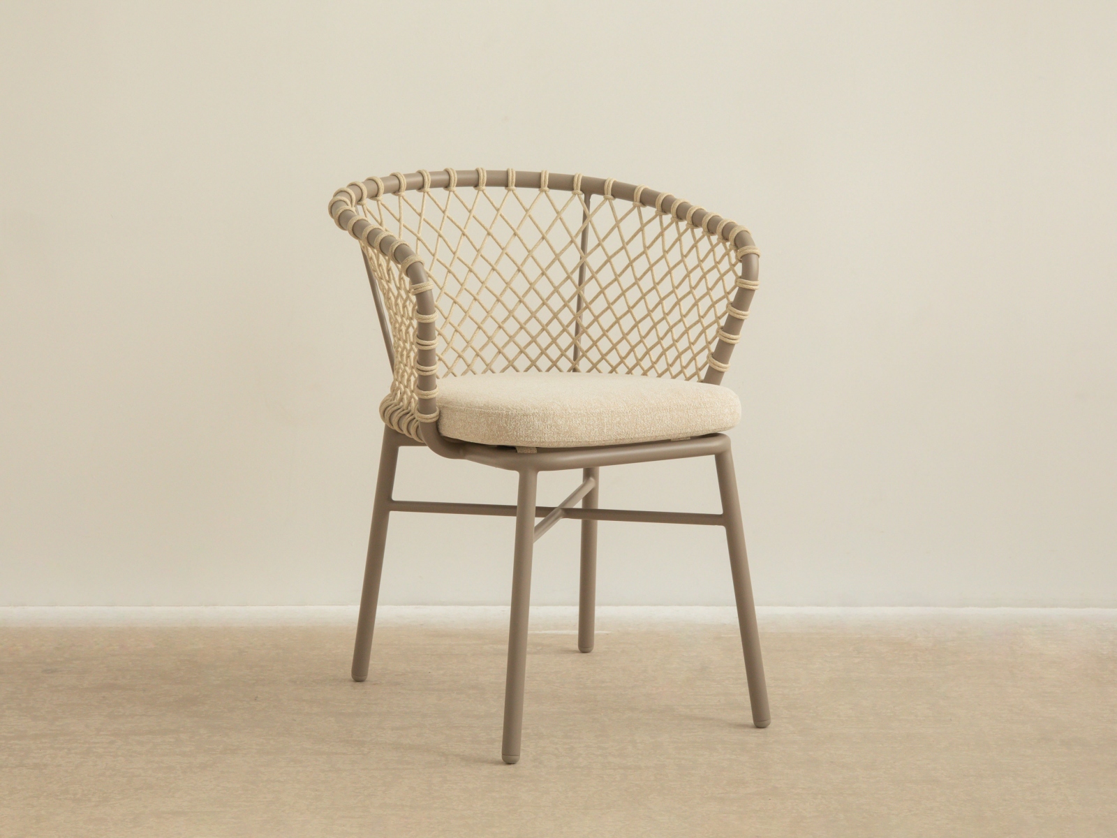 Micadoni Outdoor Stuhl Canar Beige