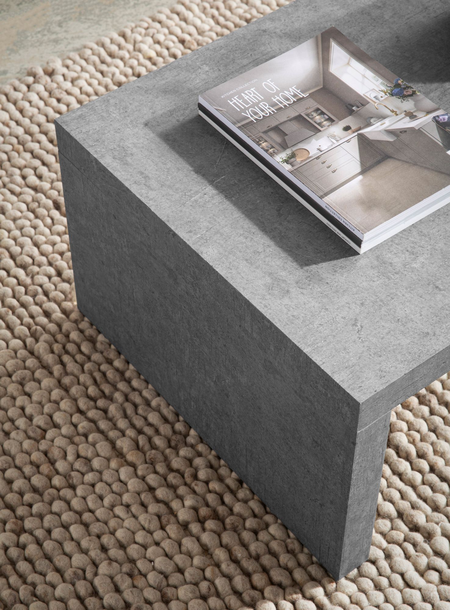 Couchtisch Forsand Grau 110 × 55 × 35 cm