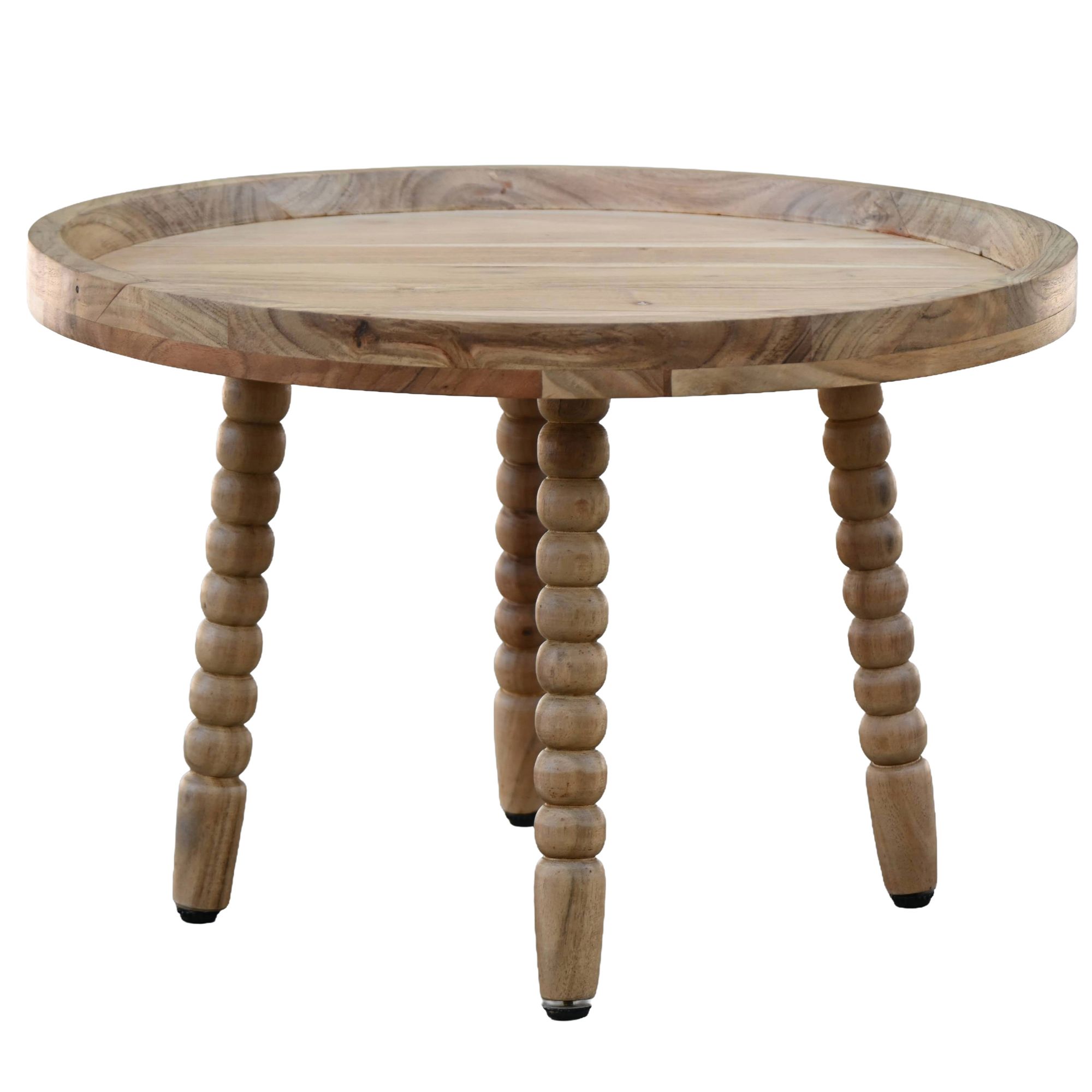 Couchtisch Vaksdal Massivholz Akazie Höhe 40 cm