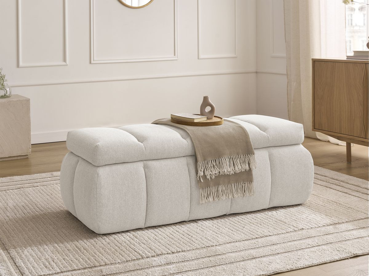 Bobochic Denali Bettbank 144 × 54 cm Stoff Beige