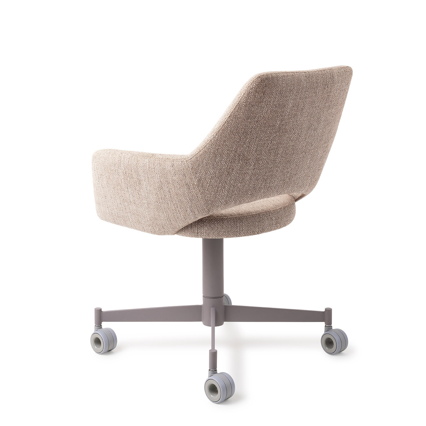 Jesper Home Esszimmerstuhl Yanai Biscuit Beach Caster Grau
