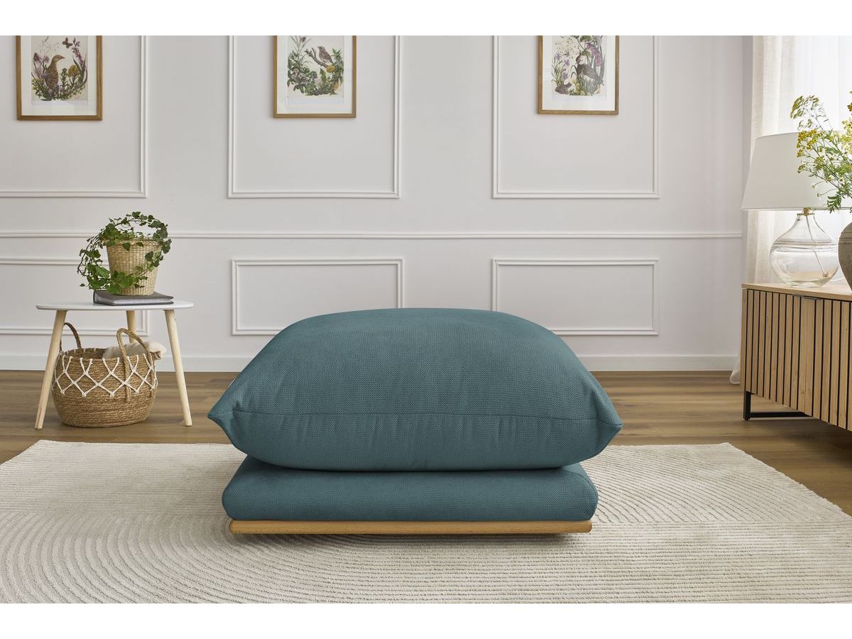 Bobochic Ernest Pouf Stoff Dunkelblau