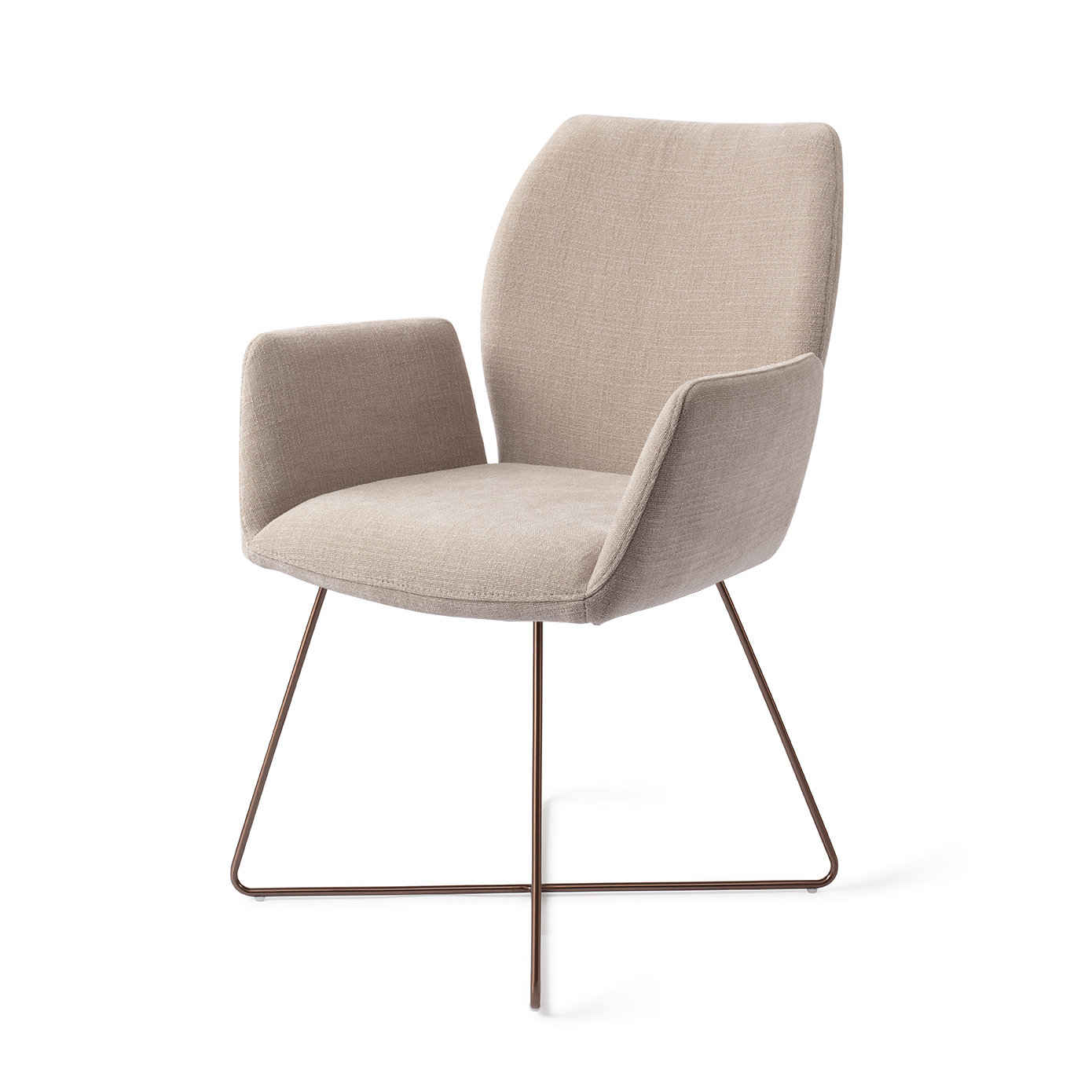 Jesper Home Esszimmerstuhl Misaki Sand Strand Cross Rose