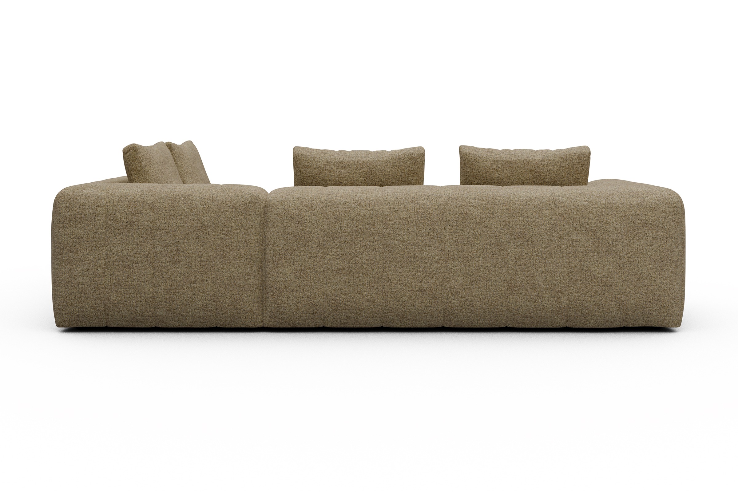 Ecksofa Hugo 2x 2,5-Sitzer Armlehne links Carreno-Silician-Yellow