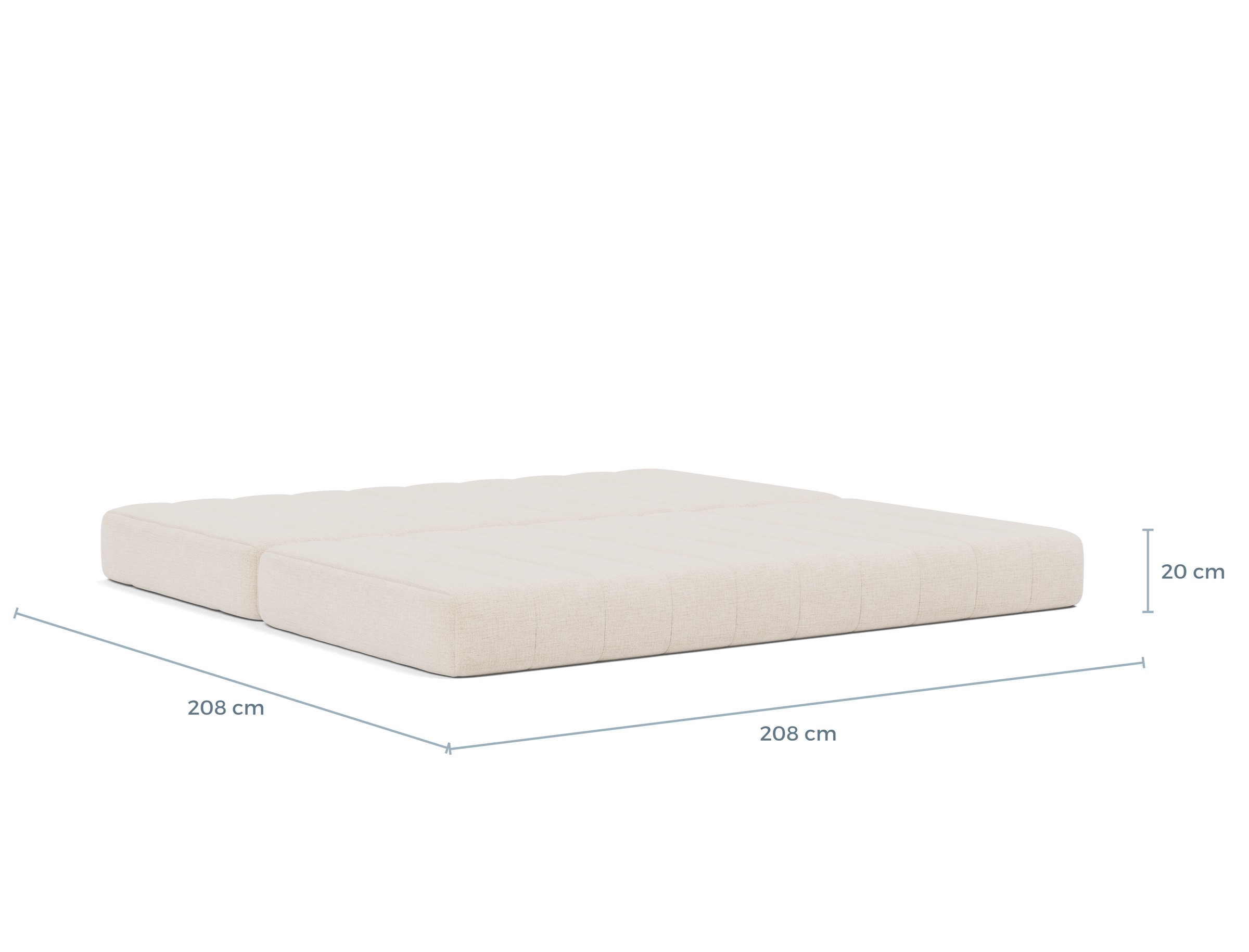 Schlafsofa CozyPad mit Armlehnen