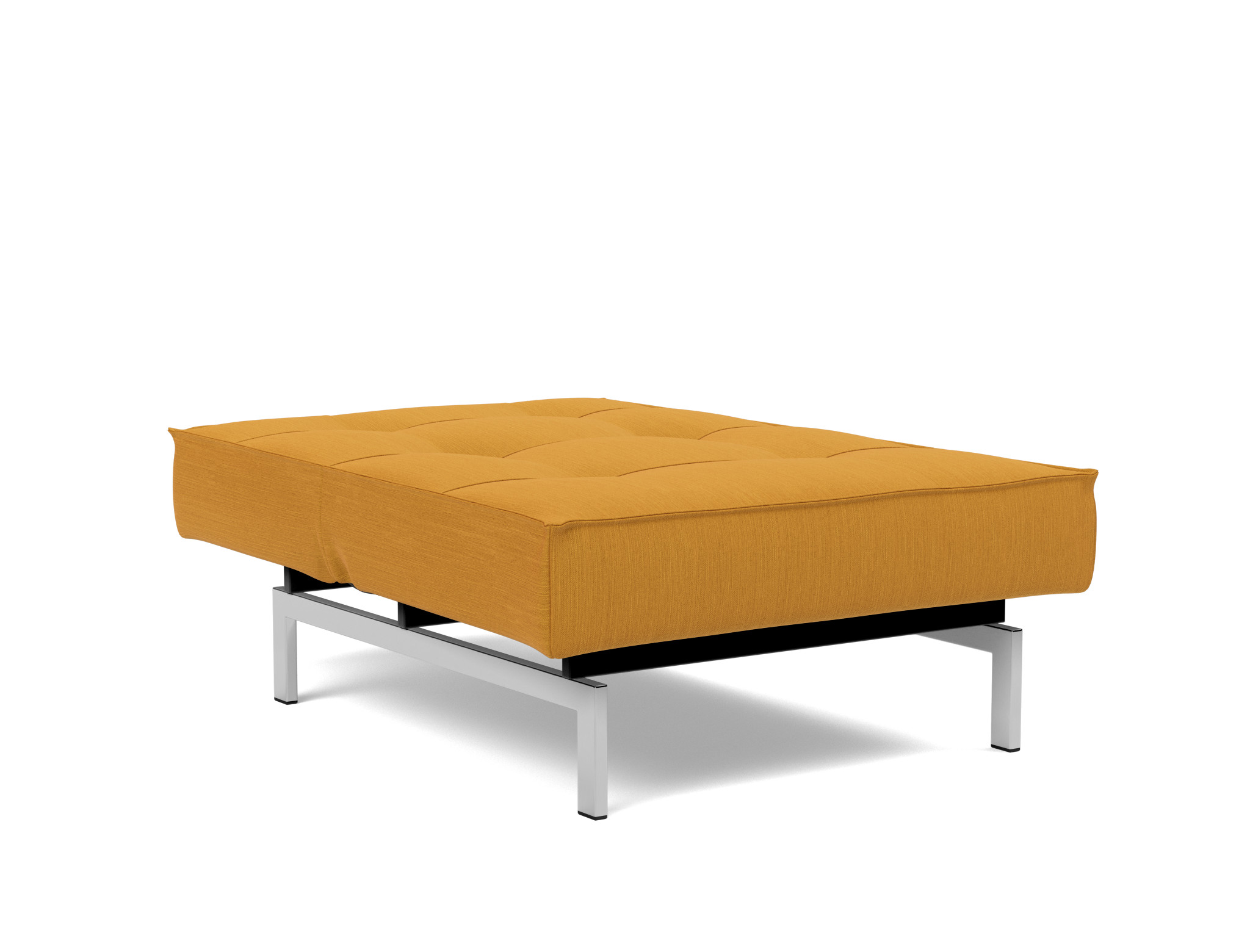 Sessel Splitback Flachgewebe Elegance 507-Burned-Curry Beine Chrom