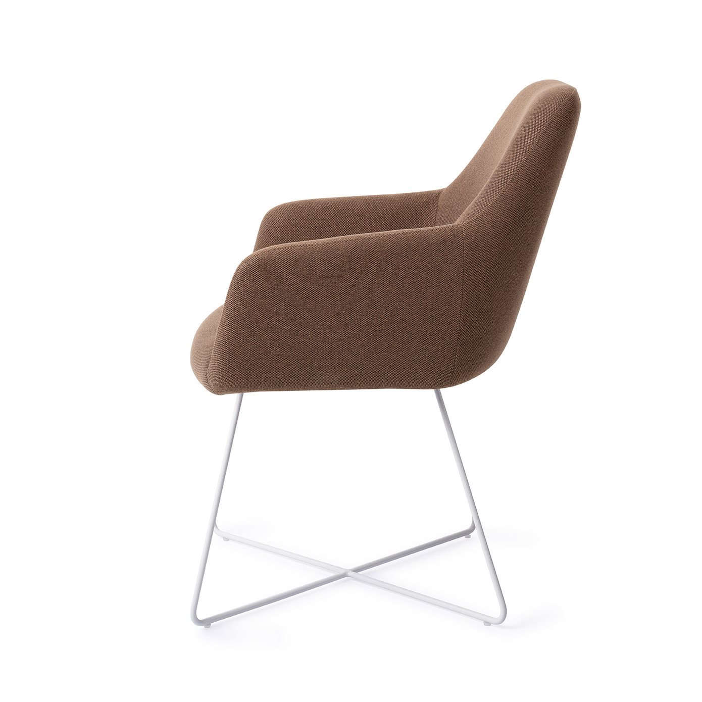 Jesper Home Esszimmerstuhl Hiroo Rustic-Rye Cross Weiß