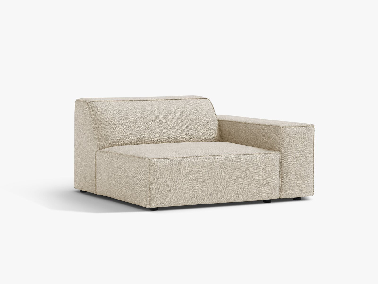 Micadoni Jodie Sofamodul Rechts Boucle Baloo Beige