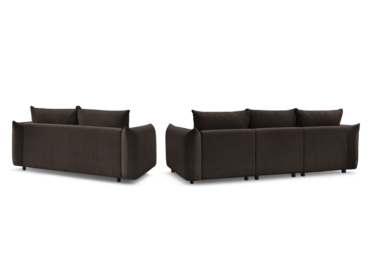 Bobochic Ernest Sofa 5-Sitzer Cordsamt Braun