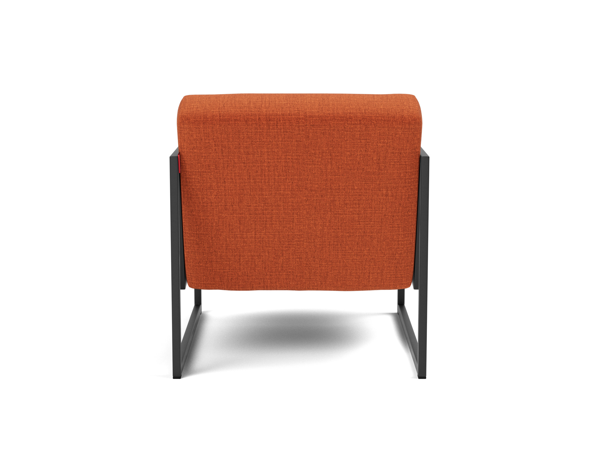 Sessel Vikko mit Armlehnen Chenille Esina 412-Rust-Orange