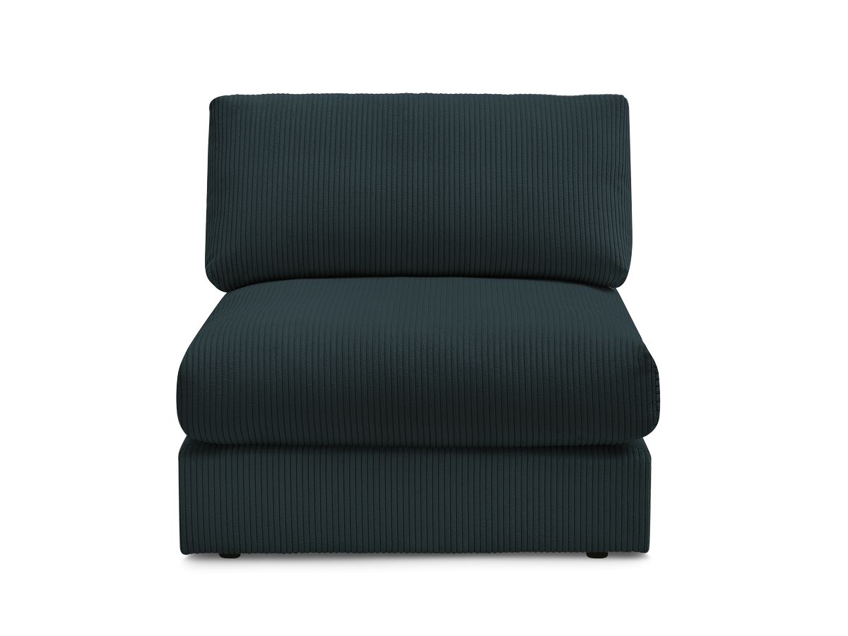 Bobochic Paris Sofamodul 1-Sitzer Cordsamt Dunkelblau