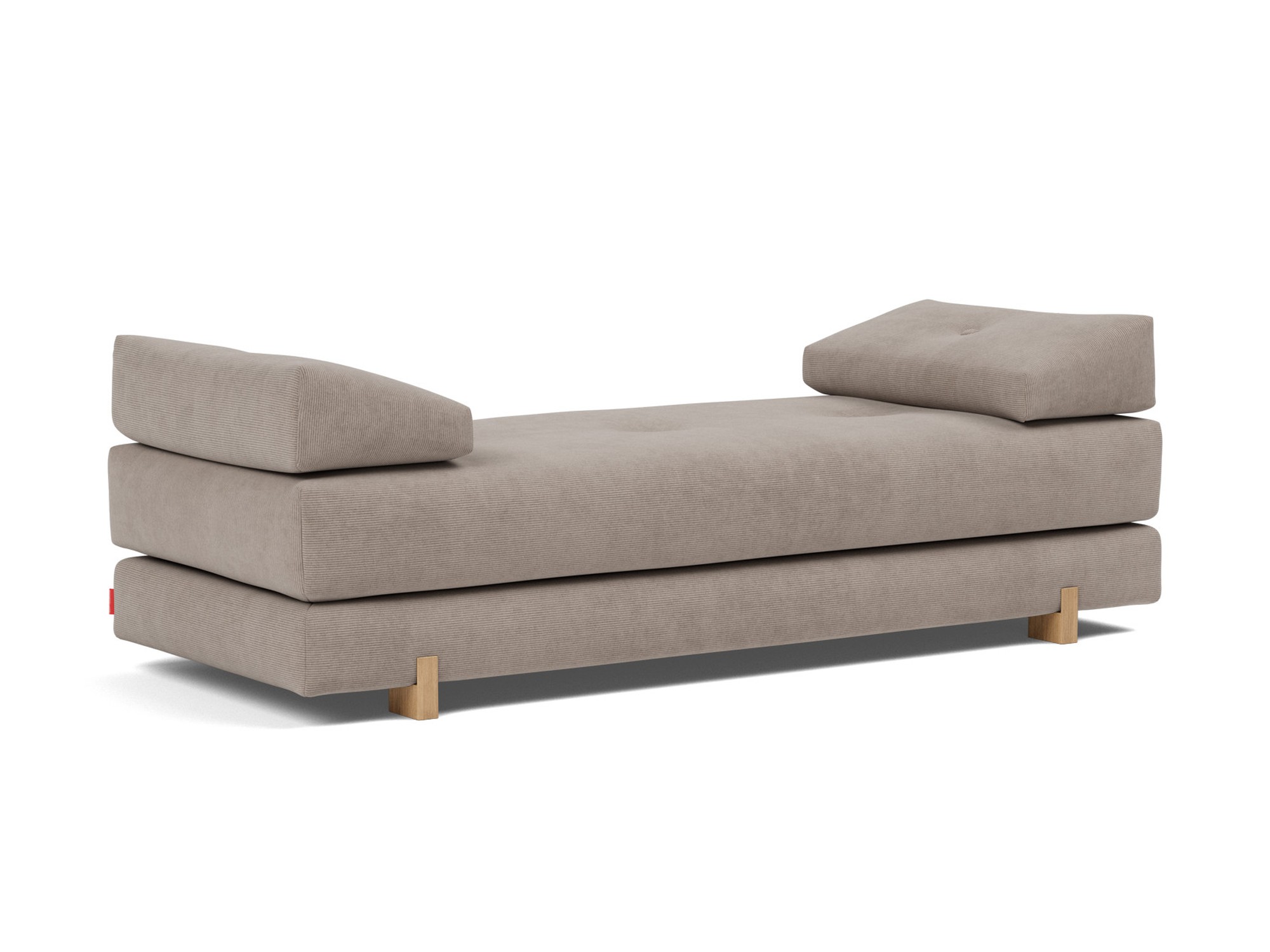 Tagesbett Sigmund Kord Cordufine 318-Beige Beine Drip Eiche