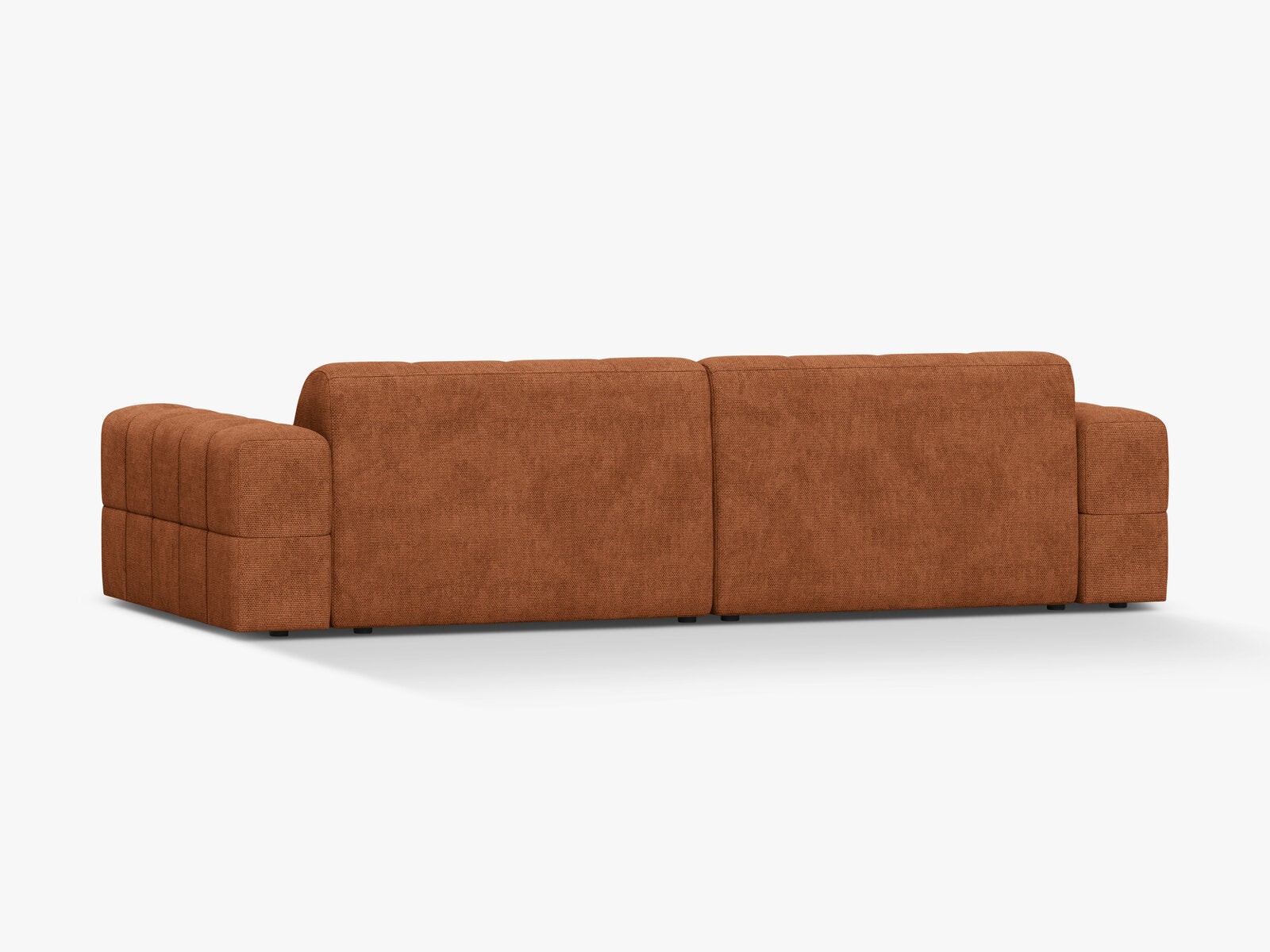 Micadoni Sofa Jennifer 4-Sitzer Chenille Eden Ziegel