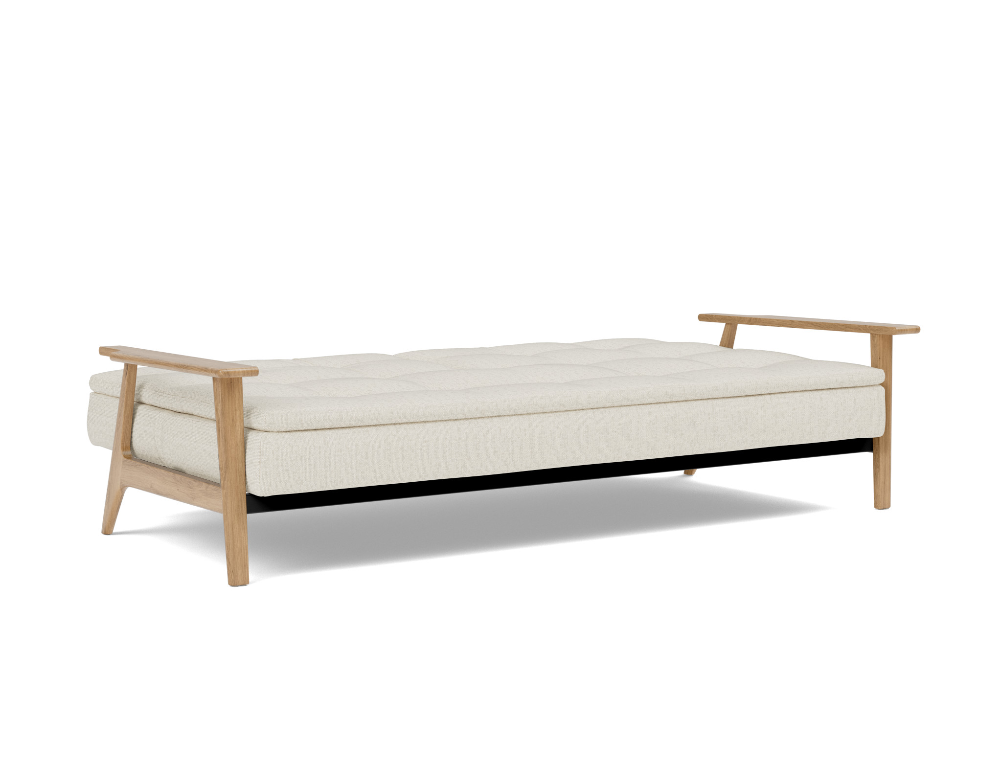 Schlafsofa Dublexo Frej Boucle Skandi 531-Off-White