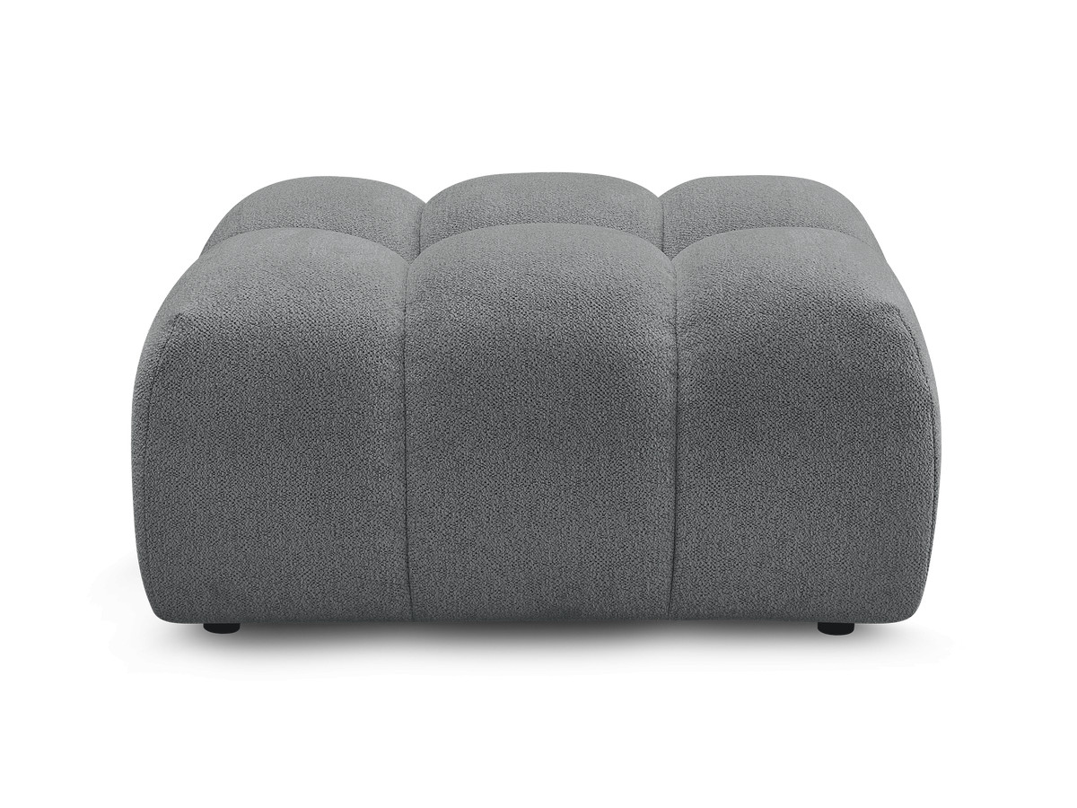 Bobochic Melisse Pouf Melange-Stoff Dunkelgrau